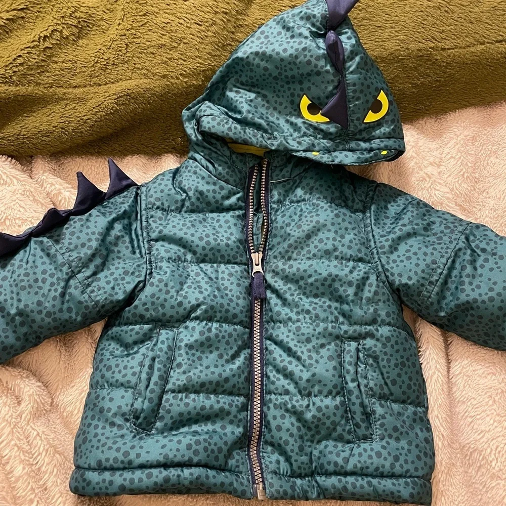EUC Carter’s Dinosaur Winter Coat